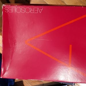 Aerosoles Natural fabric wedge sandals